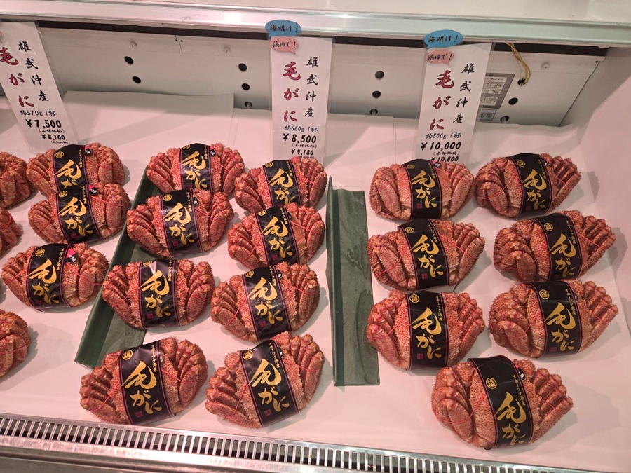 オホーツクの毛ガニ